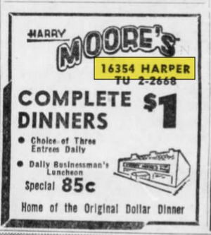 I-Rock Night Club (Macs Cafe, Harry Moores) - 15 Dec 1959 Ad
